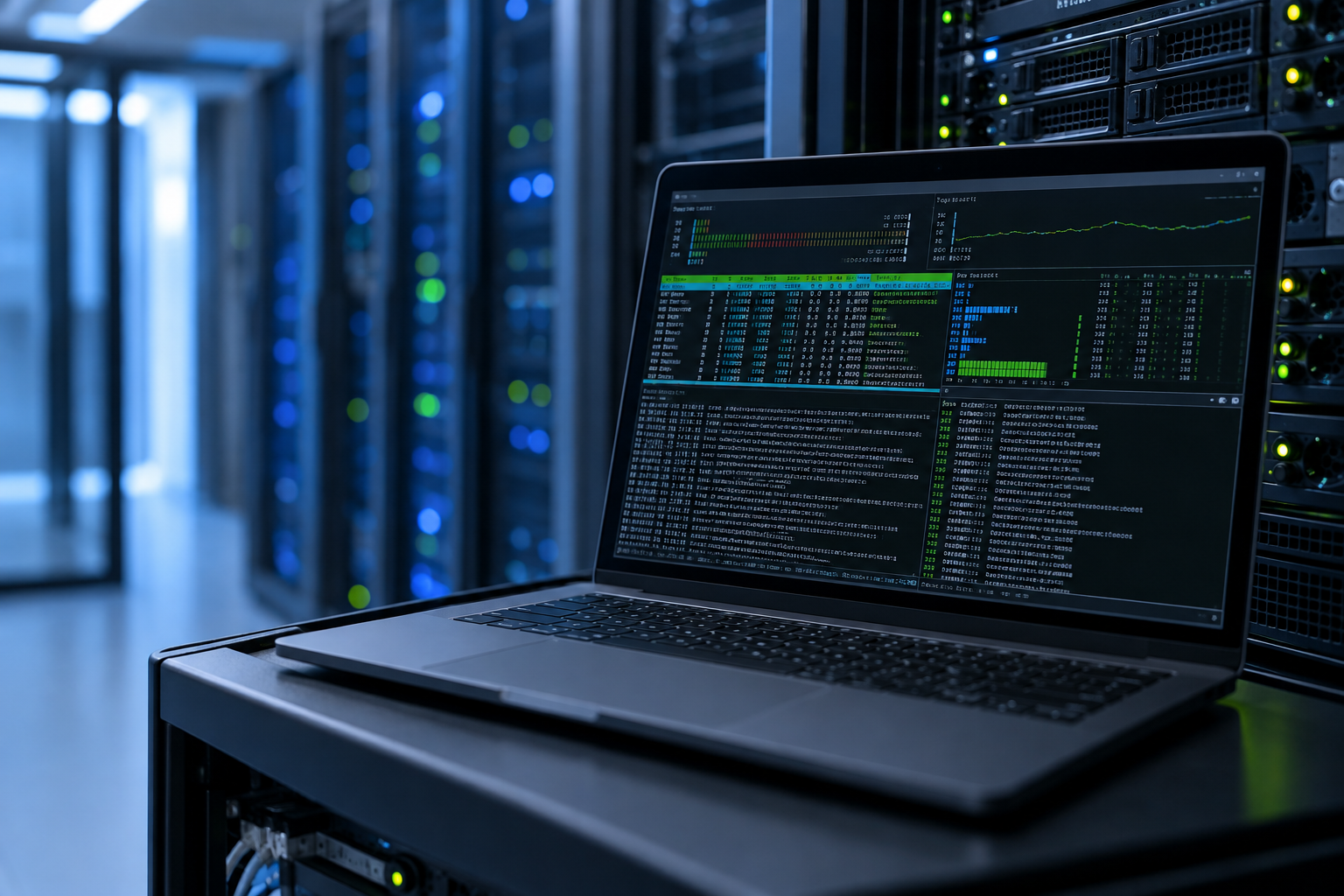Consola Linux de monitorización de servidores